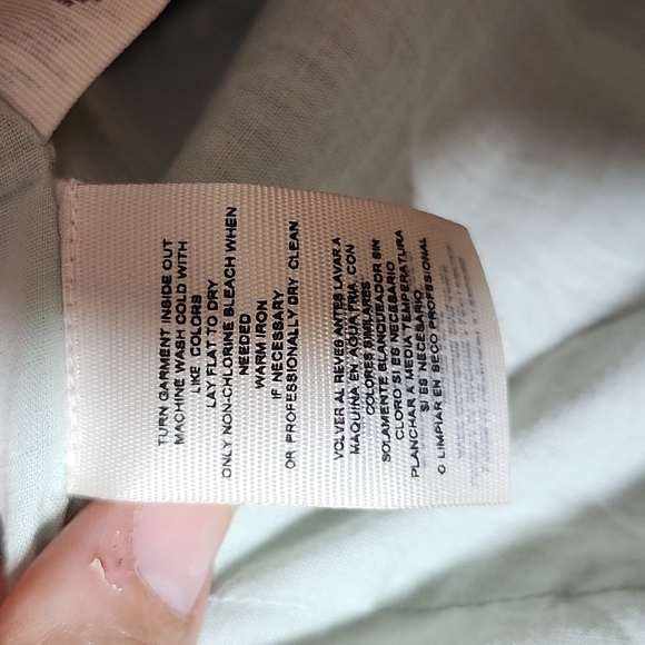 Rachel Rachel Roy navy blue quilted two button wrap blazer cardigan sweater med - Picture 6 of 9